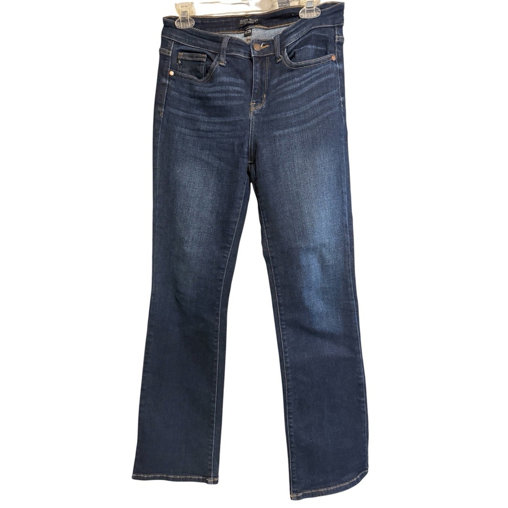 Judy Blue Bootcut Jeans Sz 9 29" Waist 30" Inseam Dark Wash Western Classic